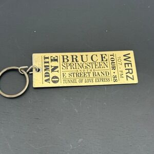 Bruce Springsteen E Street Band Tunnel of Love Express Tour 88 Keychain WERZ 107